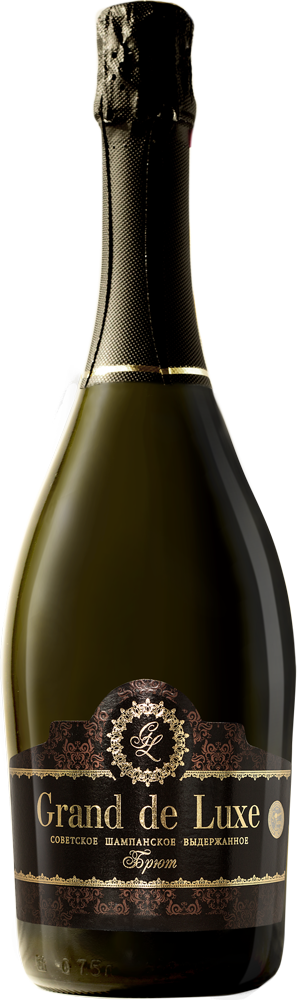 Soviet sparkling wine "Grand De Luxe"