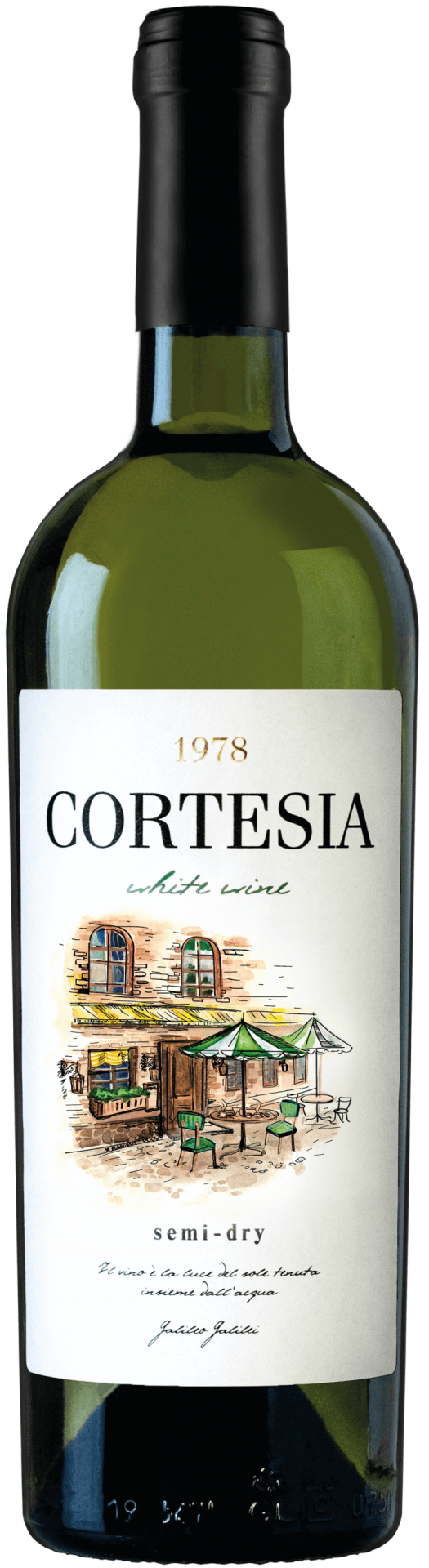 White grape wine Cortesia