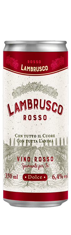 LAMBRUSCO ROSSO 330 мл.